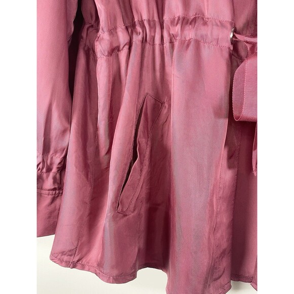 Rare Cinq a Sept Anthropologie Mathieu Twill Utility w/ Ribbons Jacket Size M - Picture 6 of 16